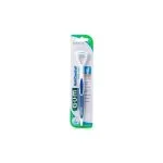 Gratte-langue GUM HaliControl bleu et blanc sous blister vert