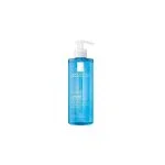 Flacon pompe bleu transparent du gel lavant Lipikar La Roche-Posay