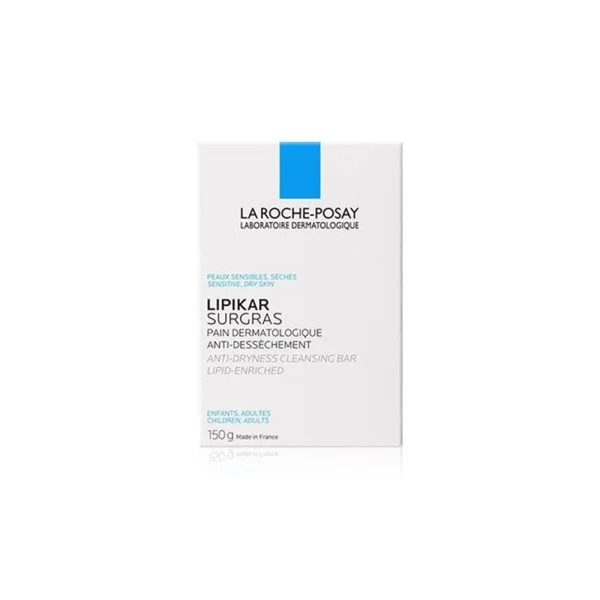 Étui blanc du pain dermatologique Lipikar Surgras 150 g
