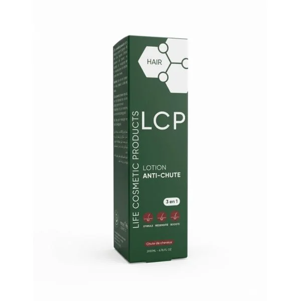 Boîte verte LCP lotion anti-chute 3 en 1 cheveux 200 ml