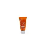 Tube orange Magiclear crème solaire teintée anti-âge SPF50+
