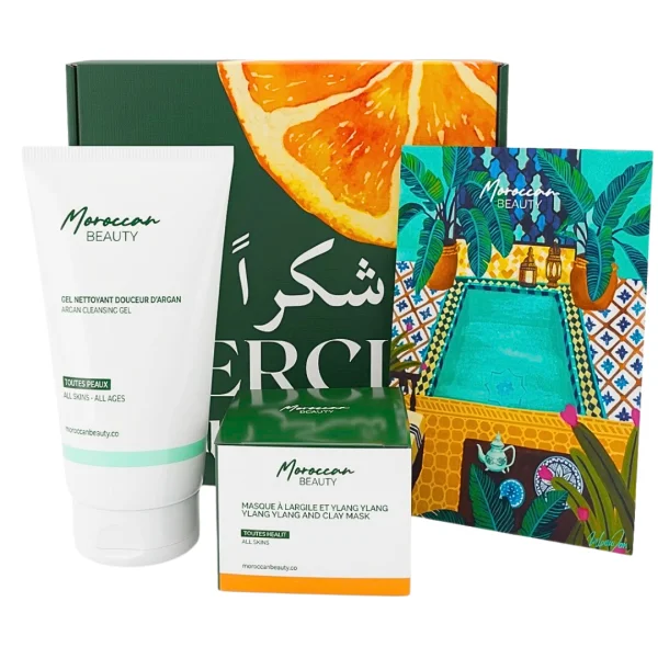 Moroccan Beauty Duo Purifiant Gel Nettoyant + Masque Ylang Ylang