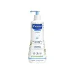 Flacon pompe blanc Mustela lait de toilette sans rinçage 500 ml