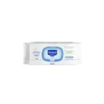Paquet blanc Mustela lingettes nettoyantes visage mains siège x70