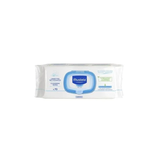 Mustela Lingettes Nettoyantes – 70 Pièces