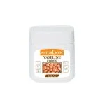 Pot blanc NaturEsoin vaseline codex argan, étiquette orange et amandes d'argan