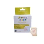 Boîte blanche et jaune de bouts de sein en silicone Notre Bébé