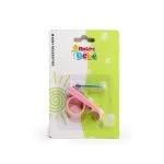Coupe-ongles bébé rose sous blister vert et blanc Notre Bébé
