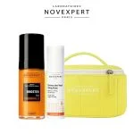 Coffret Novexpert sérum Vitamine C, contour des yeux et trousse jaune