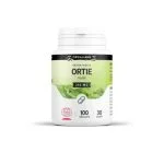 Pot blanc et vert Orgaliane Ortie Feuille 210 mg 100 gélules