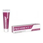Tube et étui fuchsia President Profi Plus baume gingival Intense Healthy