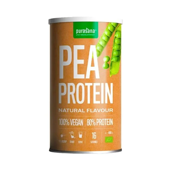 Purasana Protein 80% Pois Naturel 400g