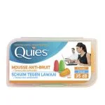 Boîtier plastique Quies mousse anti-bruit 35 dB trois paires colorées