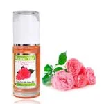 Flacon pompe rosé Racine-Vita soin à l'essence de rose et roses fraîches