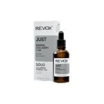 Étui gris et flacon ambré Revox B77 JUST marine collagen HA 30 ml