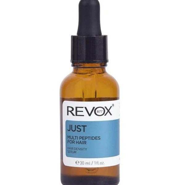 Flacon ambré à pipette Revox B77 JUST multi peptides for hair 30 ml