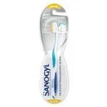 Brosse à dents Sanogyl Soin Interdentaire médium bleue sous blister, une unité