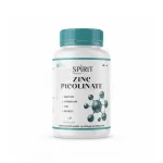 Flacon blanc et turquoise Spirit Zinc Picolinate 60 gélules