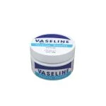 Pot blanc Vaseline Blanche Nature 120 g avec étiquette bleue