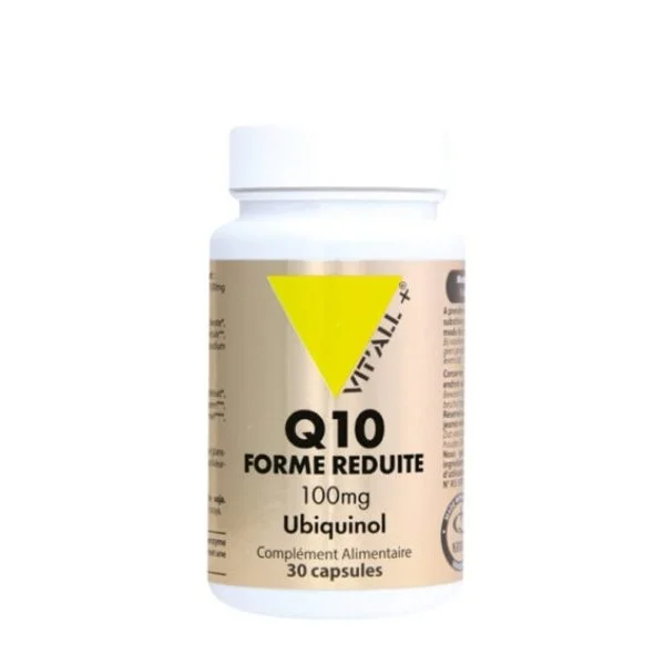 Vitall+ Coenzyme Q10 Réduite Ubiquinol 100mg 30 Capsules
