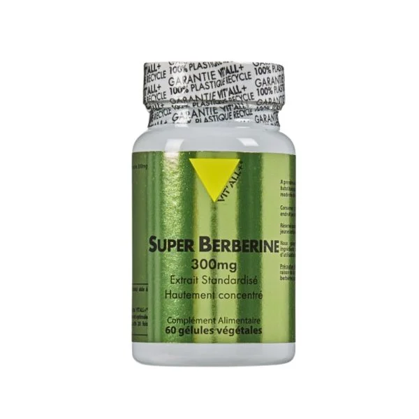 Vitall+ Super Berberine 300 mg 60 Gélules Végétales
