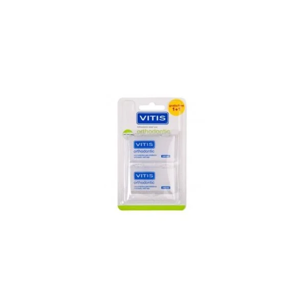 Blister Vitis Orthodontic contenant deux boîtes de cire orthodontique protectrice