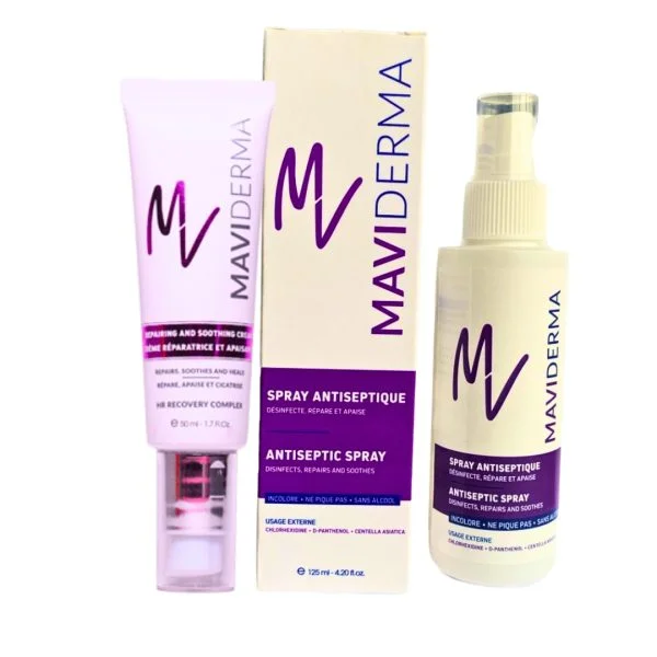 Pack Maviderma Crème Réparatrice 50ml + Spray Antiseptique 125ml