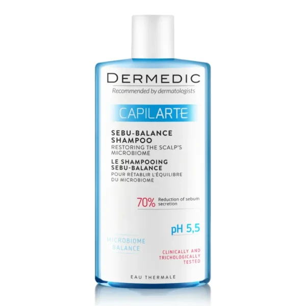 Dermedic Capilarte Shampoing Sebu-balance PH 5.5 300ml – photo 2