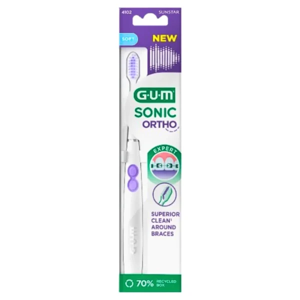 GUM Brosse A Dents Sonic Ortho 4102 – photo 2