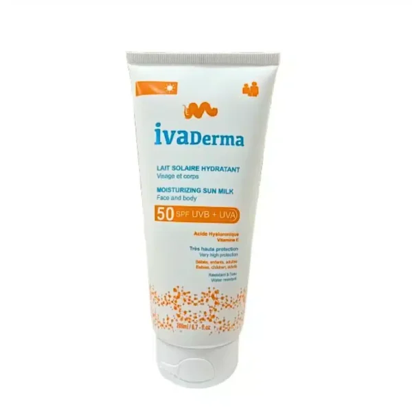 Ivaderma Lait Solaire Hydratant SPF50 200ml – photo 2