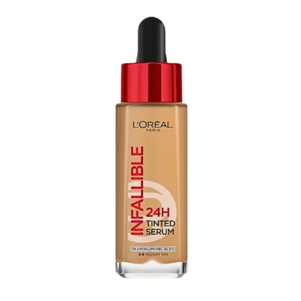L’oréal Paris Infallible 24h Teinte Serum 5-6 Medium 30ml – photo 2