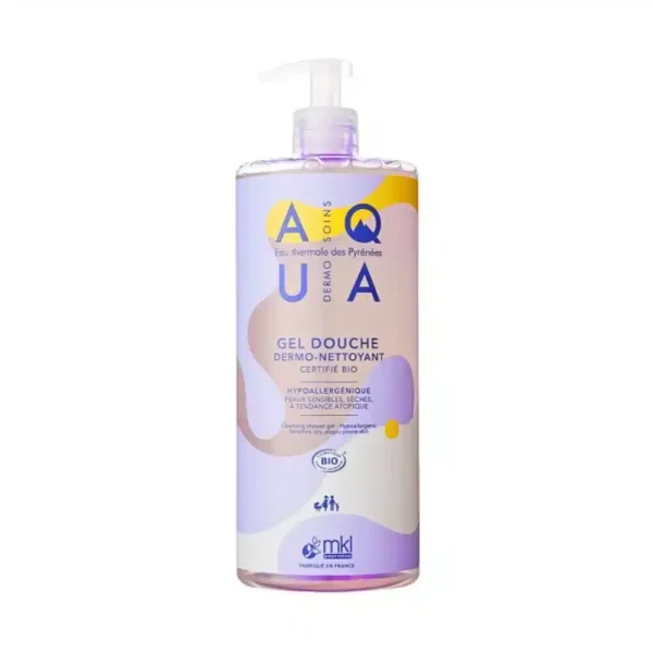 Mkl Aqua Gel De Douche Dermo Nettoyant 1l – photo 2