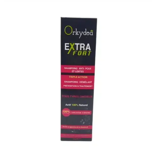 Orkydea Extra Fort Shampoig Anti-poux Et Lentes 125ml – photo 2