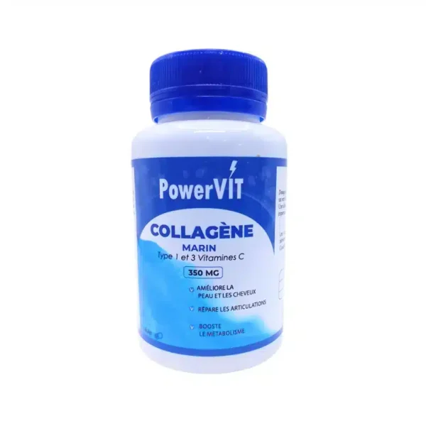 Powervit Collagene Marin 350mg 90 Gelules – photo 2