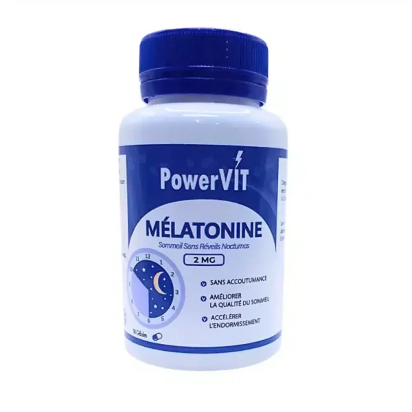 Powervit Melatonine 2mg 30 Gelules – photo 2
