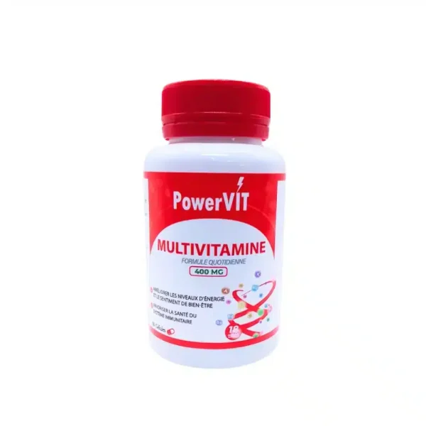 Powervit Multivitamine 400mg 60 Gelules – photo 2