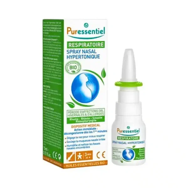 Puressentiel Respiratoire Spray Nasal Hypertonique 15ml – photo 2