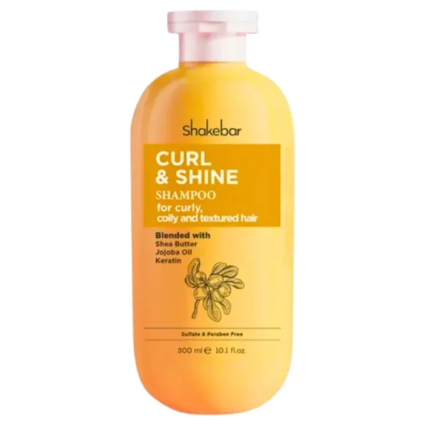 Shakebar Curl & Shine Hair Shampoo 300ml – photo 2