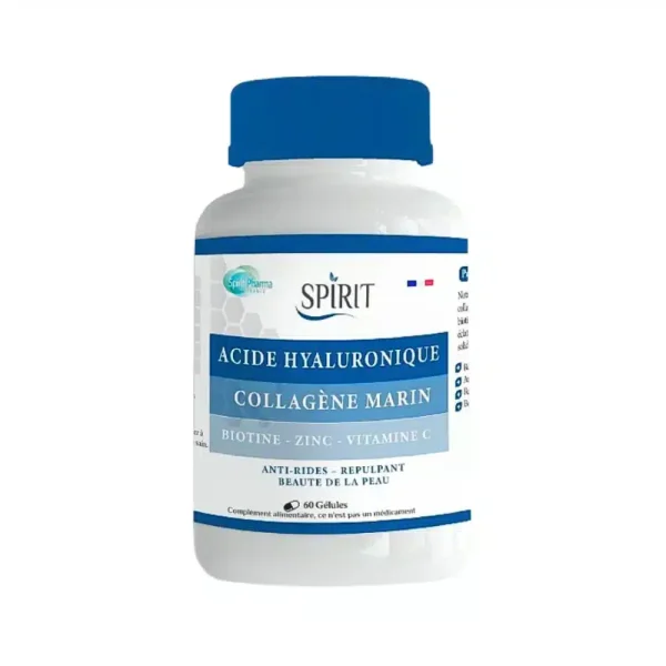 Spirit Pharma Acide Hyaluronique 60 Gelules – photo 2
