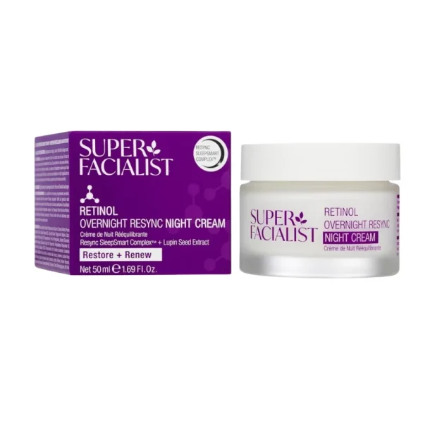 Super Facialist Retinol+ Renew Overnight Resync Night Cream 50ml – photo 2