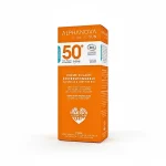 Étui orange Alphanova organic Sun crème solaire Classic SPF50+ visage