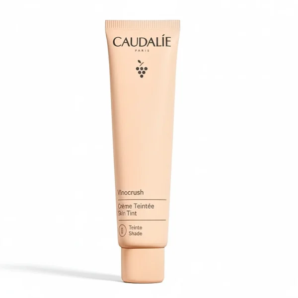 Tube beige clair Caudalie Vinocrush crème teintée Skin Tint 30 ml