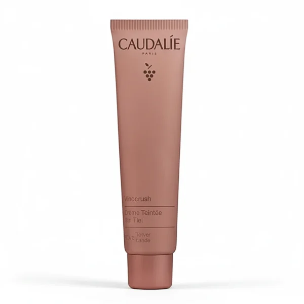 Tube nude Caudalie Vinocrush crème teintée skin tint 30 ml