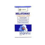 Boîte Complemax Melatomax magnésium et vitamine B6, 30 gélules, packaging bleu