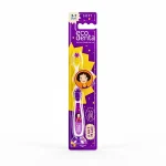 Blister violet Ecodenta brosse à dents enfant violette à poils souples