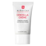 Tube blanc Erborian Centella Crème hydratante apaisante 20 ml sur fond blanc