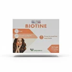 Boîte blanche et orange Eric Favre Biotine 30 comprimés, peau cheveux ongles