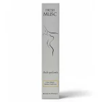 Étui gris Fresh Musc huile parfumée musc blanc, silhouette féminine dessinée
