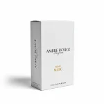 Étui blanc Ambre Rouge Parfum Rose Musc eau de parfum
