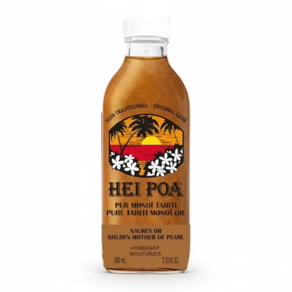 Hei Poa Soins Trad Monoi Specifiques Pur Monoi Tahiti-nacres Or 100ml – photo 2